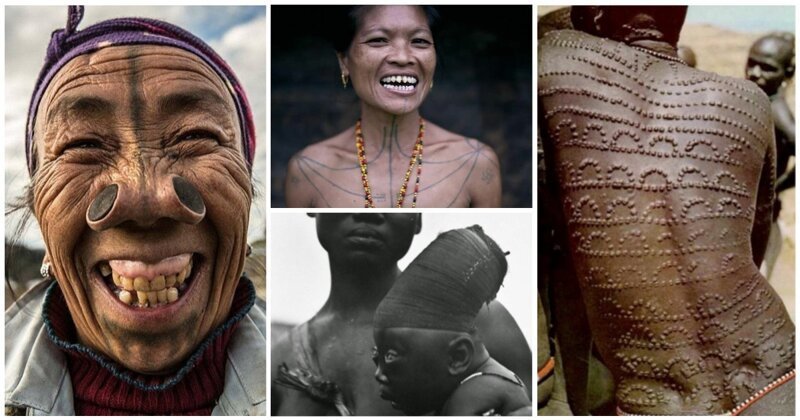 Покалечить ради красоты: ужасающие традиции племен и народов (23 фото)