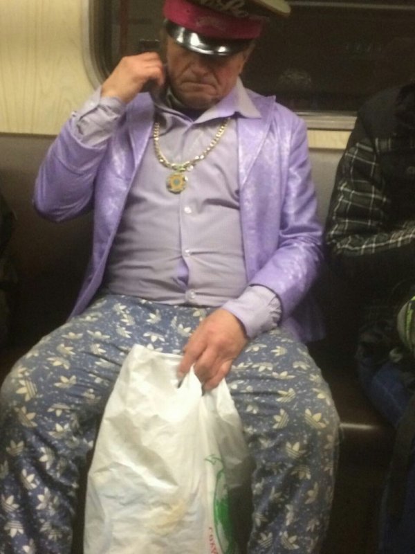 Модные персонажи из метрополитена (20 фото)