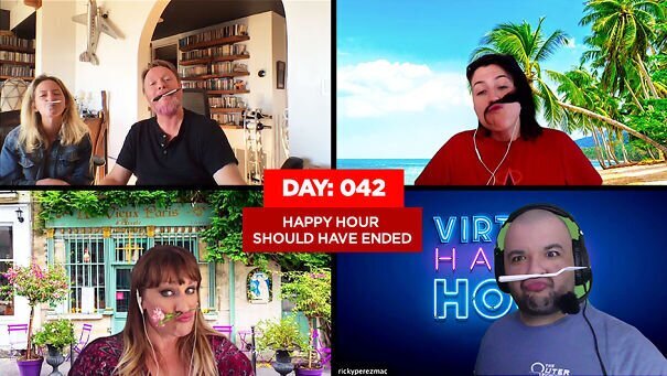 Сотрудники нашли способ сделать дистанционные совещания интересными (32 фото)