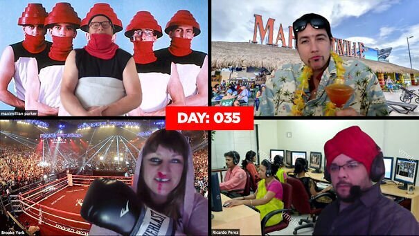 Сотрудники нашли способ сделать дистанционные совещания интересными (32 фото)