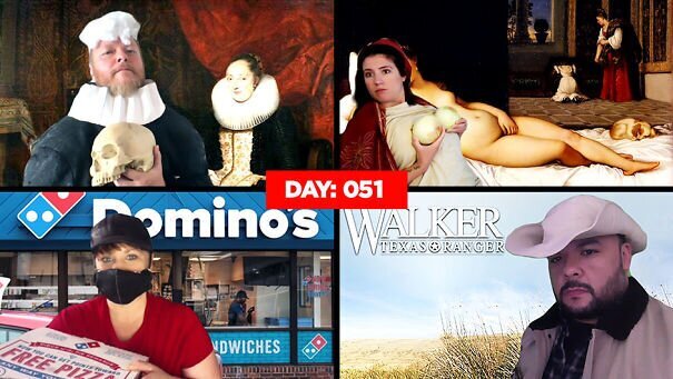 Сотрудники нашли способ сделать дистанционные совещания интересными (32 фото)