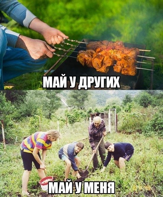 Май у других-май у меня.