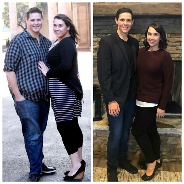 Пара скинула 190 кило на двоих, чтобы родить ребенка (6 фото)
