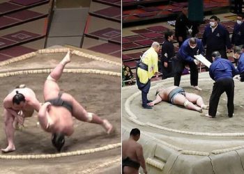 Погибший на ринге сумоист заставил задуматься о безопасности спортсменов (5 фото)