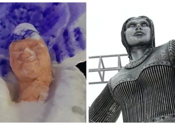Бабушка Мороз: Снегурочка из Якутии готова составить конкуренцию скандальному памятнику Аленке (2 фото)