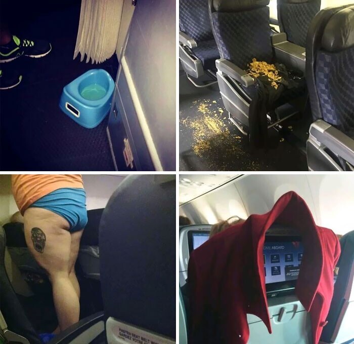 Пассажиры, которые нас раздражают (36 фото)