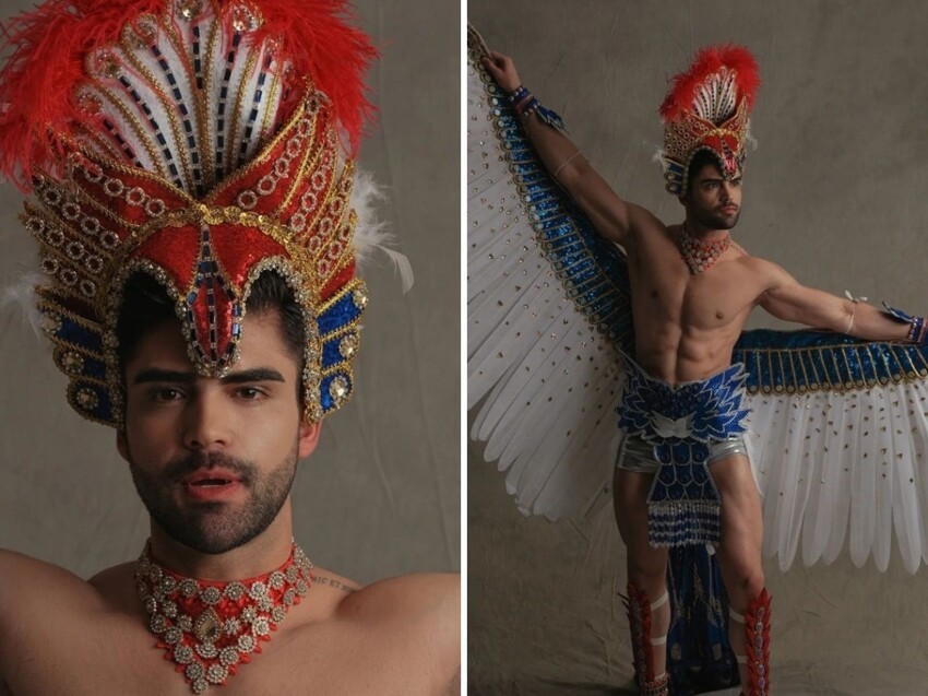 Красота по-мужски: 17 ярких национальных костюмов с конкурса Mister Global (19 фото)