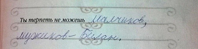 Что пишут дети в своих дневниках (30 фото)
