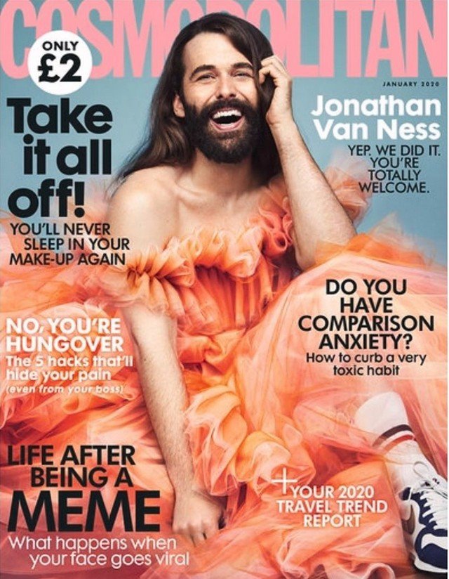 На обложке Cosmopolitan впервые за 35 лет появился мужчина На обложке Cosmopolitan впервые за 35 лет появился мужчина