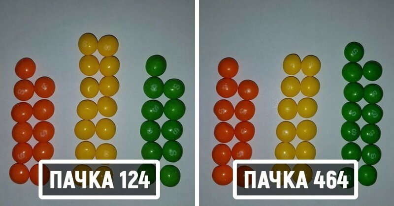 Математик решил отыскать две одинаковых пачки Skittles. Ему понадобилось 82 дня и 27 тысяч конфет (8 фото)