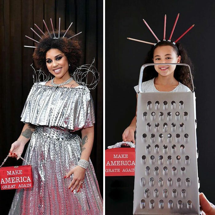 Дешево и сердито: 30 звездных нарядов из подручных средств (31 фото)