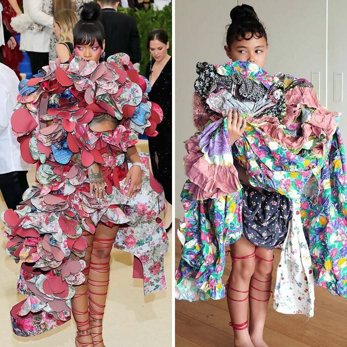 Дешево и сердито: 30 звездных нарядов из подручных средств (31 фото)