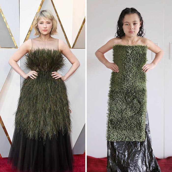 Дешево и сердито: 30 звездных нарядов из подручных средств (31 фото)