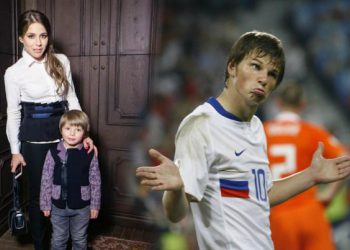 Юлия Барановская всячески привлекает внимание Аршавина с помощью младшего сына