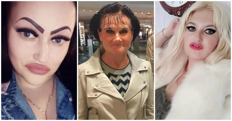 Красота - страшная сила: 15 девушек, которые перестарались в погоне за неотразимостью (16 фото)