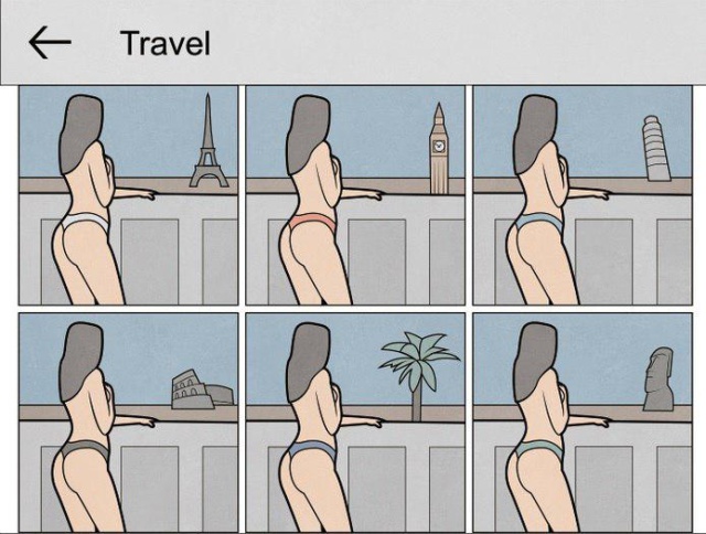 Однообразие социальных сетей на примере Instagram (7 фото)