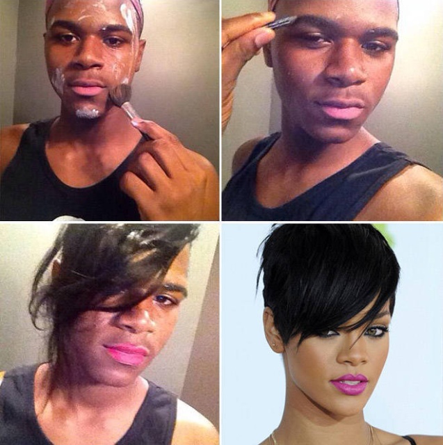 Макияж меняет все (20 фото)