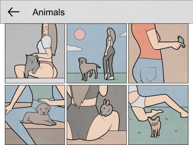 Однообразие социальных сетей на примере Instagram (7 фото)