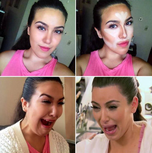 Макияж меняет все (20 фото)