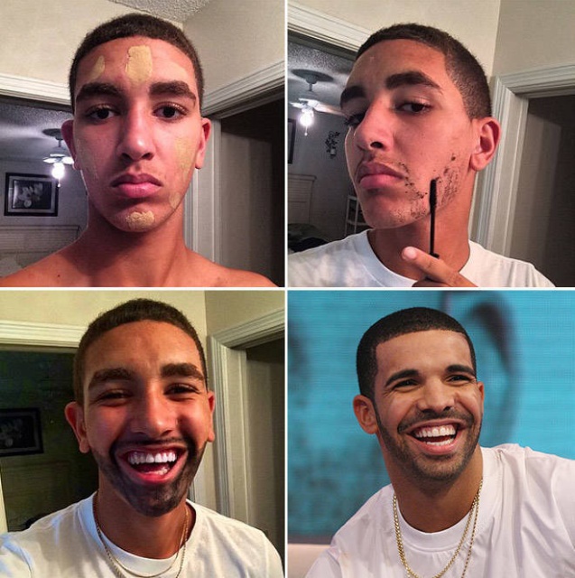 Макияж меняет все (20 фото)