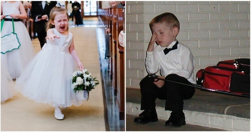 20 подтверждений того, что свадьба детям не игрушка (22 фото)