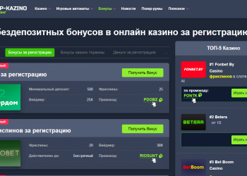Бонусы без депозита в казино