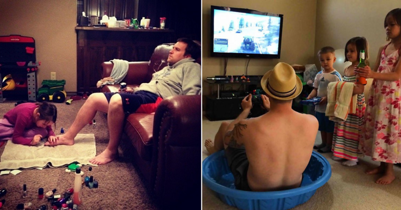 Папа точно может! Забавные доказательства того, что отцы – самые лучшие аниматоры (27 фото)