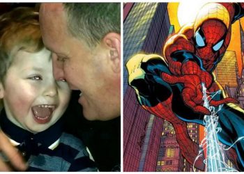 Компания Disney запретила мужчине установить на могилу умершего сына надгробие с Человеком-пауком (7 фото)