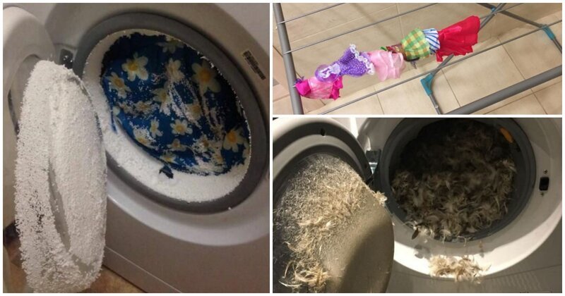 Постирал, блин: 16 раз, когда что-то пошло не так (16 фото)