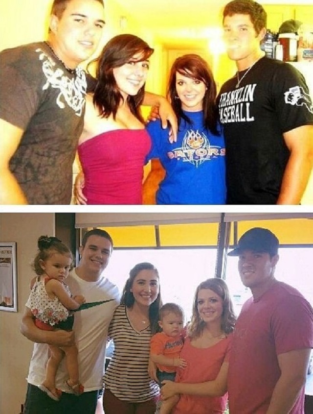 Подборка фото из категории "До рождения ребенка и после" (20 фото)