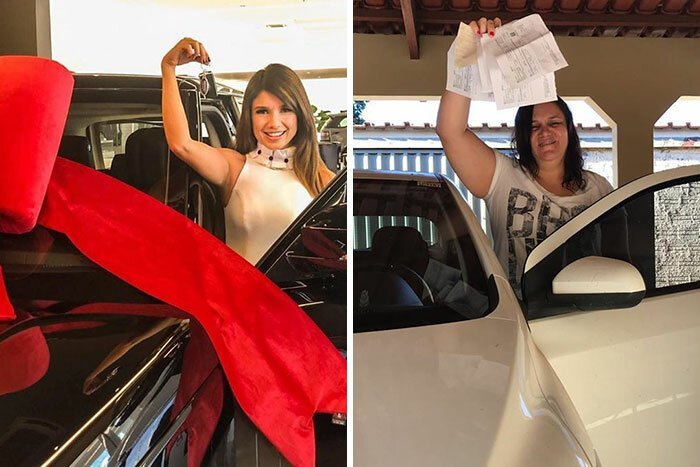 Бразильянка инсценирует гламурные фотографии, доводя их до абсурда (31 фото)