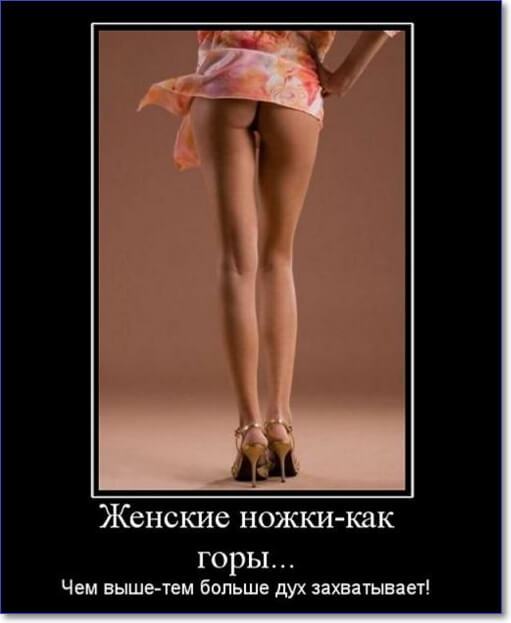 Демотиваторы пошлые про женщин (150 демок)