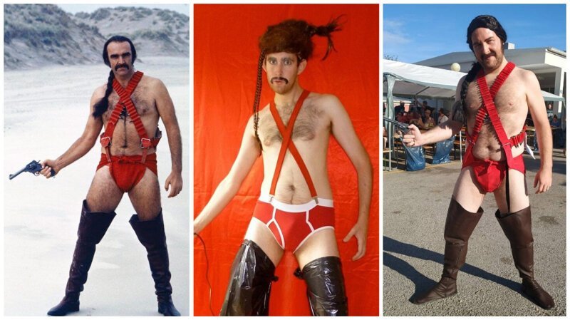 Шон Коннери в "мужском бикини" - мечта косплейщика (21 фото)