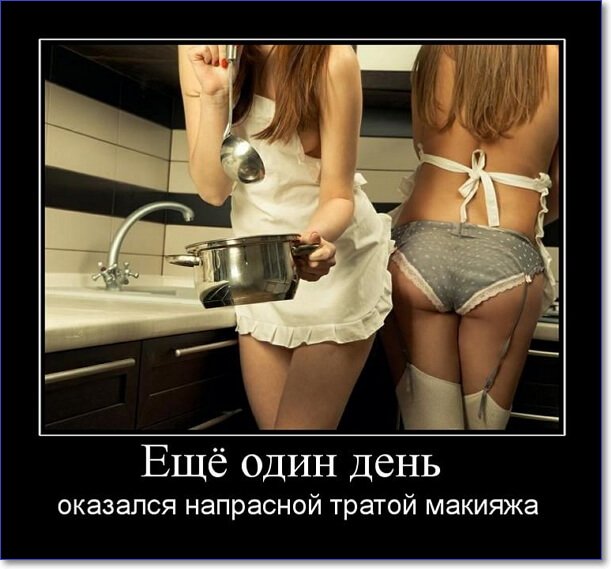 Демотиваторы пошлые про женщин (150 демок)