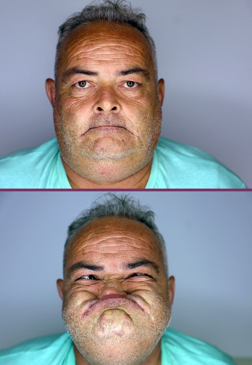 Британец в 18-й раз стал чемпионом мира по гримасам (7 фото)