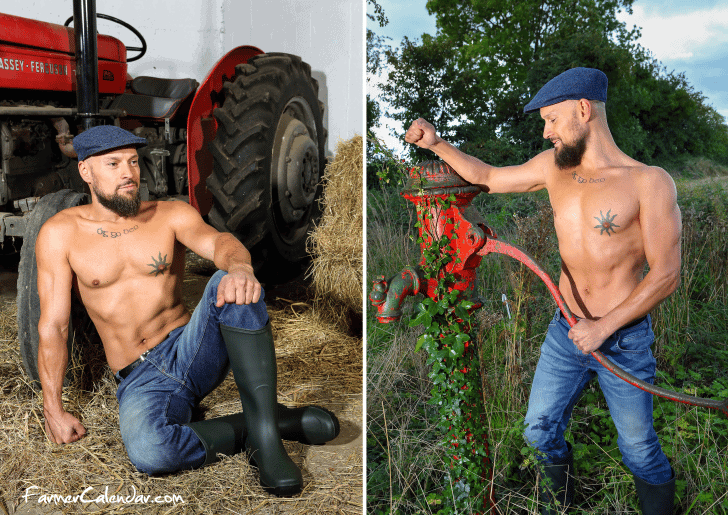 На радость девушкам: ирландские фермеры вместе с животным снялись для нового календаря (13 фото)