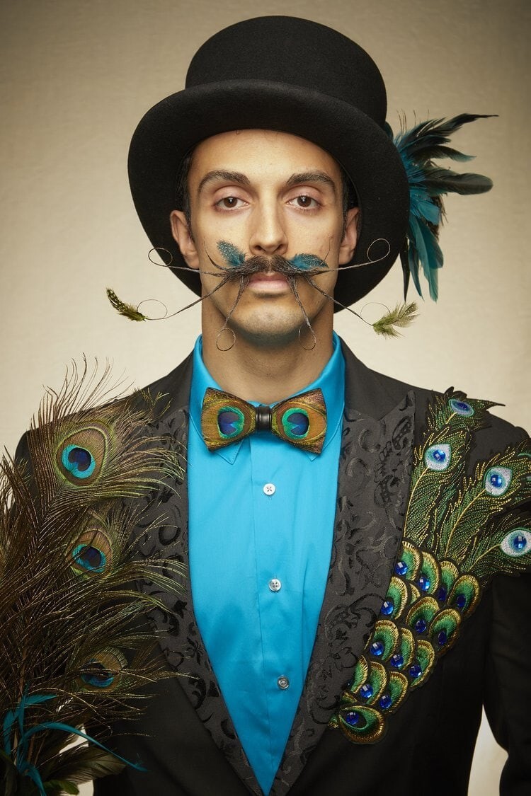 15 забавных мужчин демонстрируют, как по-разному можно использовать бороду (15 фото)