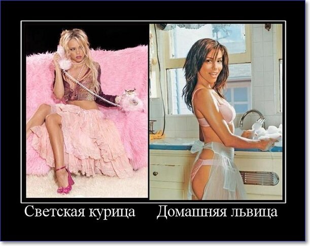 Демотиваторы пошлые про женщин (150 демок)