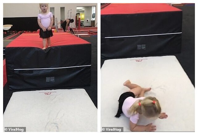 Так воспитывают чемпионов: трогательное видео с урока юных гимнасток (3 фото + 1 видео)