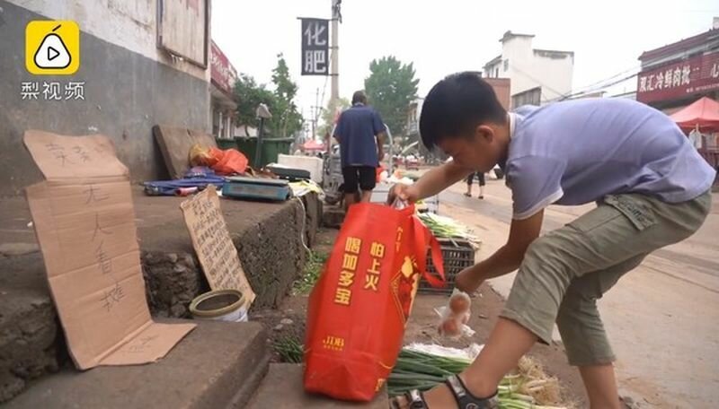 Мальчик выращивает и продает лук, чтобы спасти младшего брата (4 фото + 1 видео)