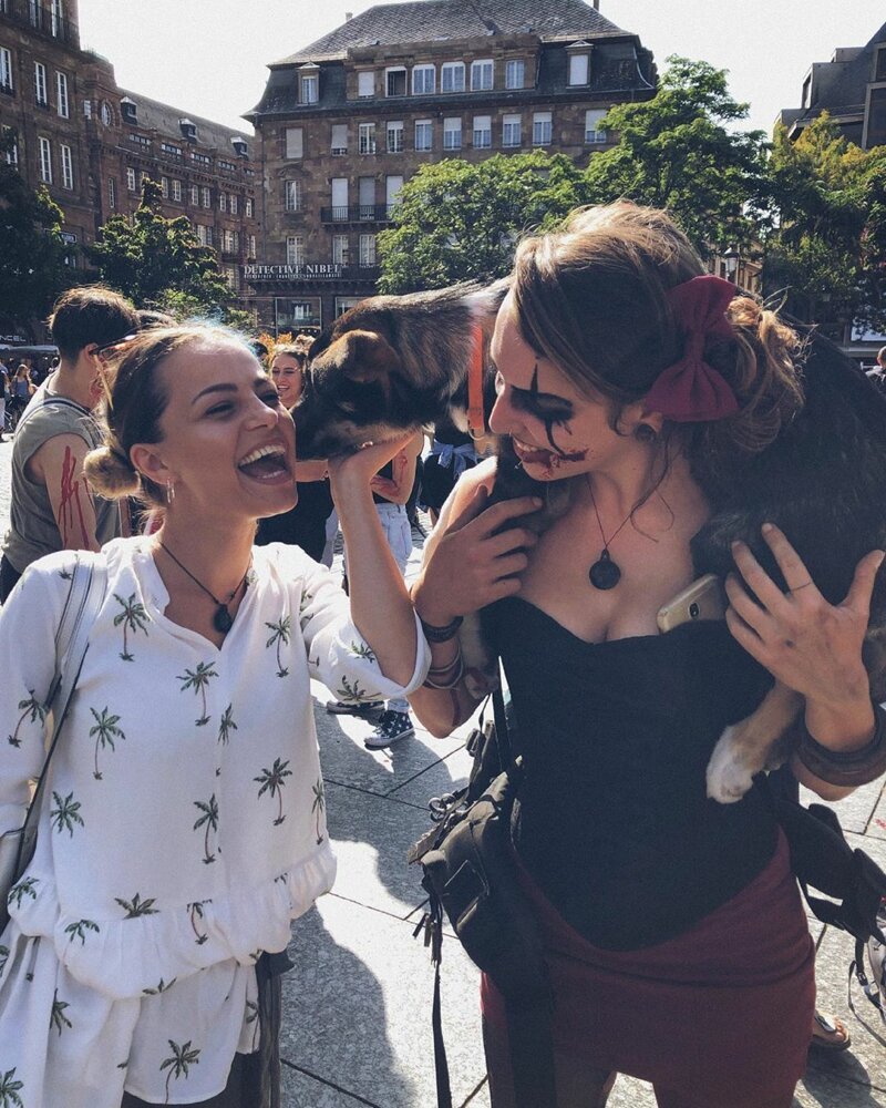 Парад живых мертвецов: в Страсбурге прошло масштабное шествие зомби (49 фото)