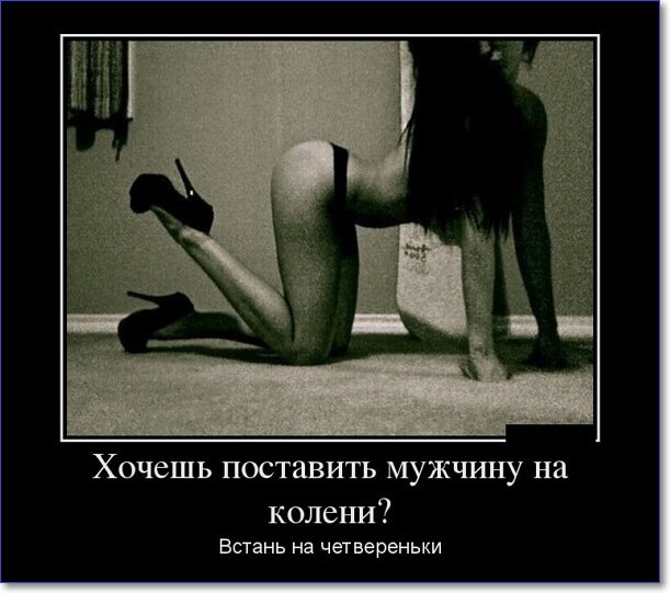 Демотиваторы пошлые про женщин (150 демок)