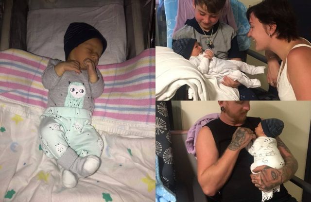 Девушка из Австралии узнала, что беременна в день родов (8 фото)