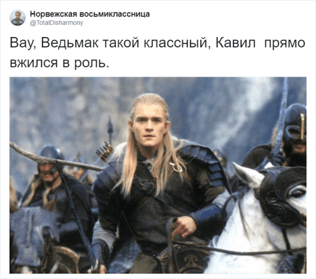 Пользователи Сети шутят про сериал «Ведьмак» (13 фото + видео)