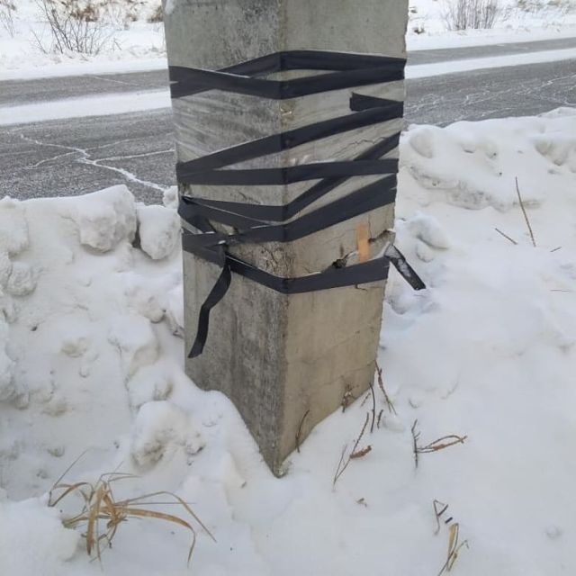 Инновационный метод ремонта электроопор в Приамурье (3 фото)